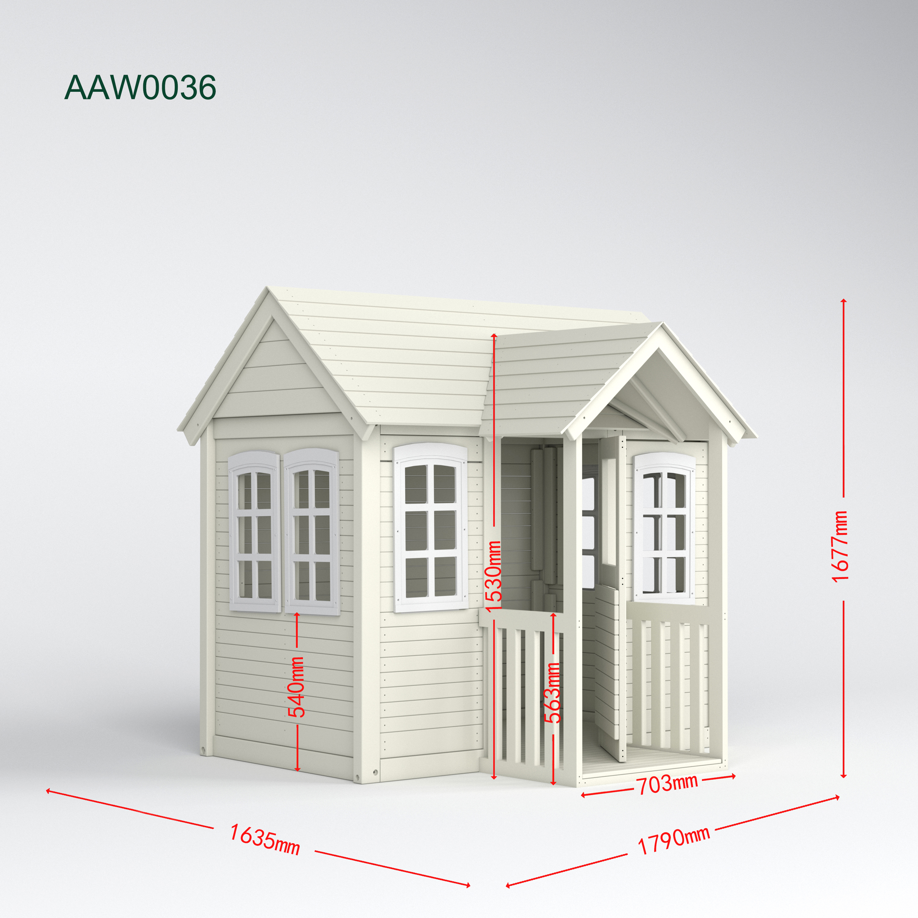 🌲 Oppdag den perfekte utendørs flukten med Wideways nye Wooden Playhouse! 🌲